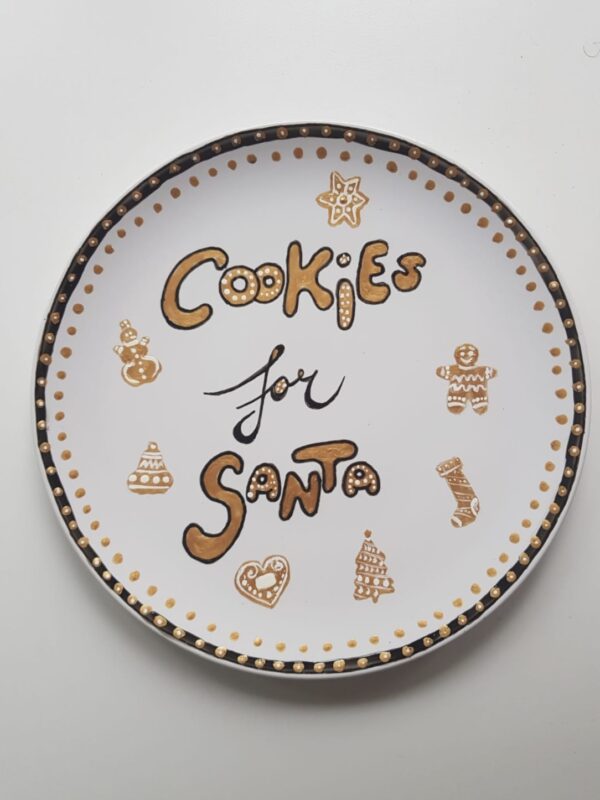 cookies for santa bozicni tanjur