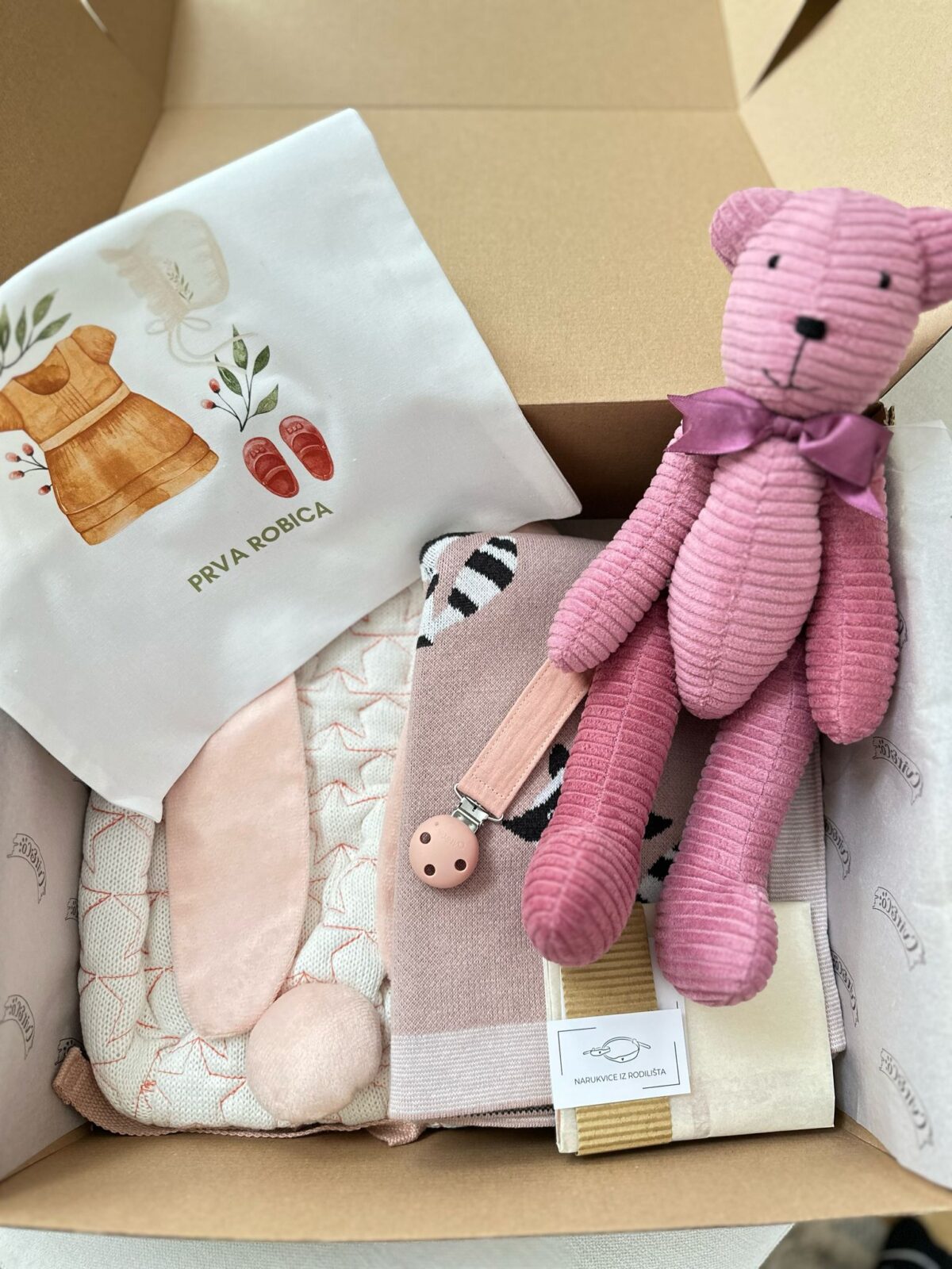 Poklon paket za djevojčice “Ružičasti San” | Premium Baby Gift Box