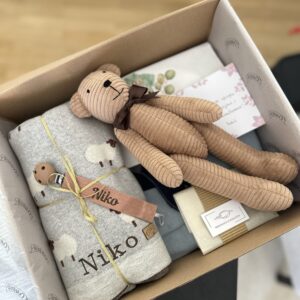 Poklon paket za bebe “Meko Plavetnilo” | Premium Baby Gift Box