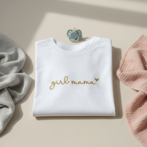 Majica Girl Mama – premium unisex s vezom | Cvit & Co