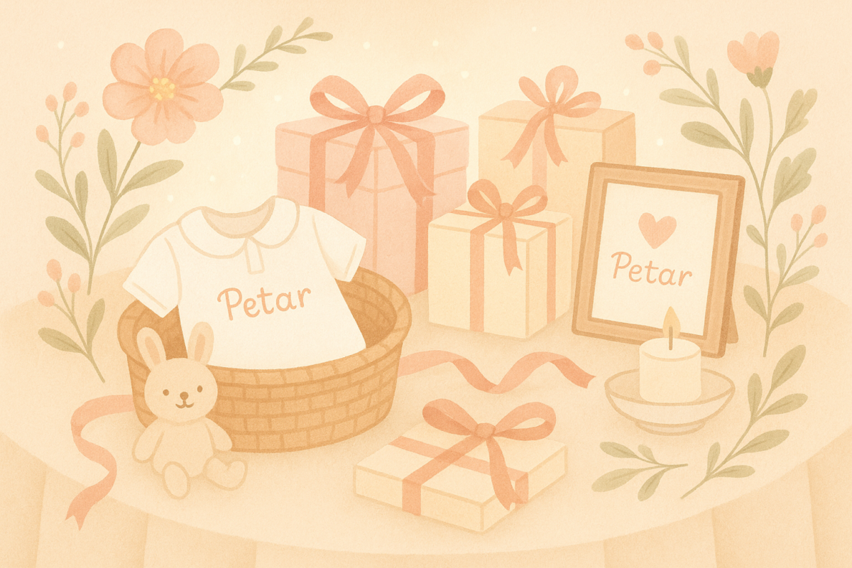 Krštenje kao mali moodboard srca