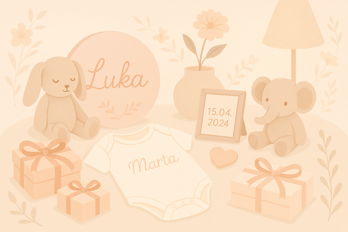 Paleta boja koja smiruje bebu i pamti vaše prve dane