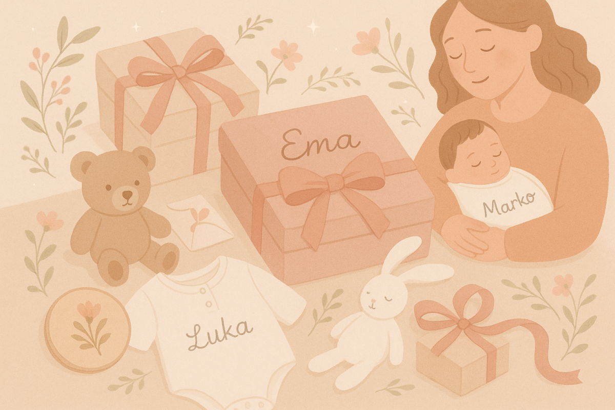 Crno-bijele iskre i boja tvog glasa u prvim tjednima bebe