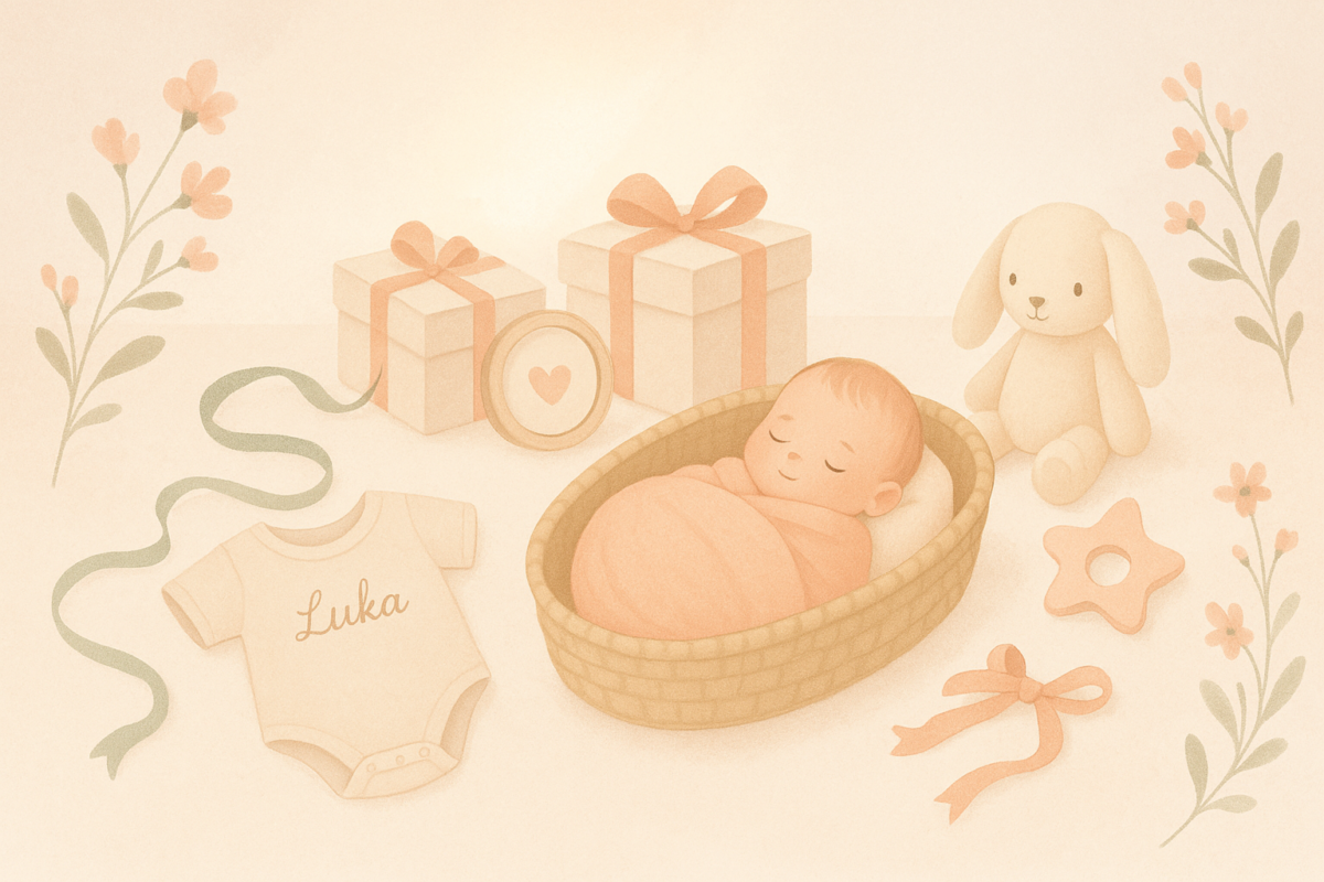 Prvih 40 dana i personalizirani pokloni za bebe kao jezik ljubavi
